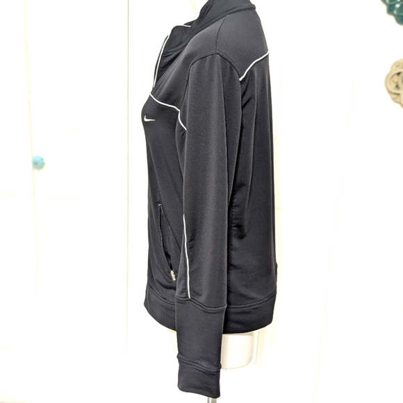 Vintage NIKE Athletic Dry Fit Zip-Up Workout Jacket - Picture 6 of 16